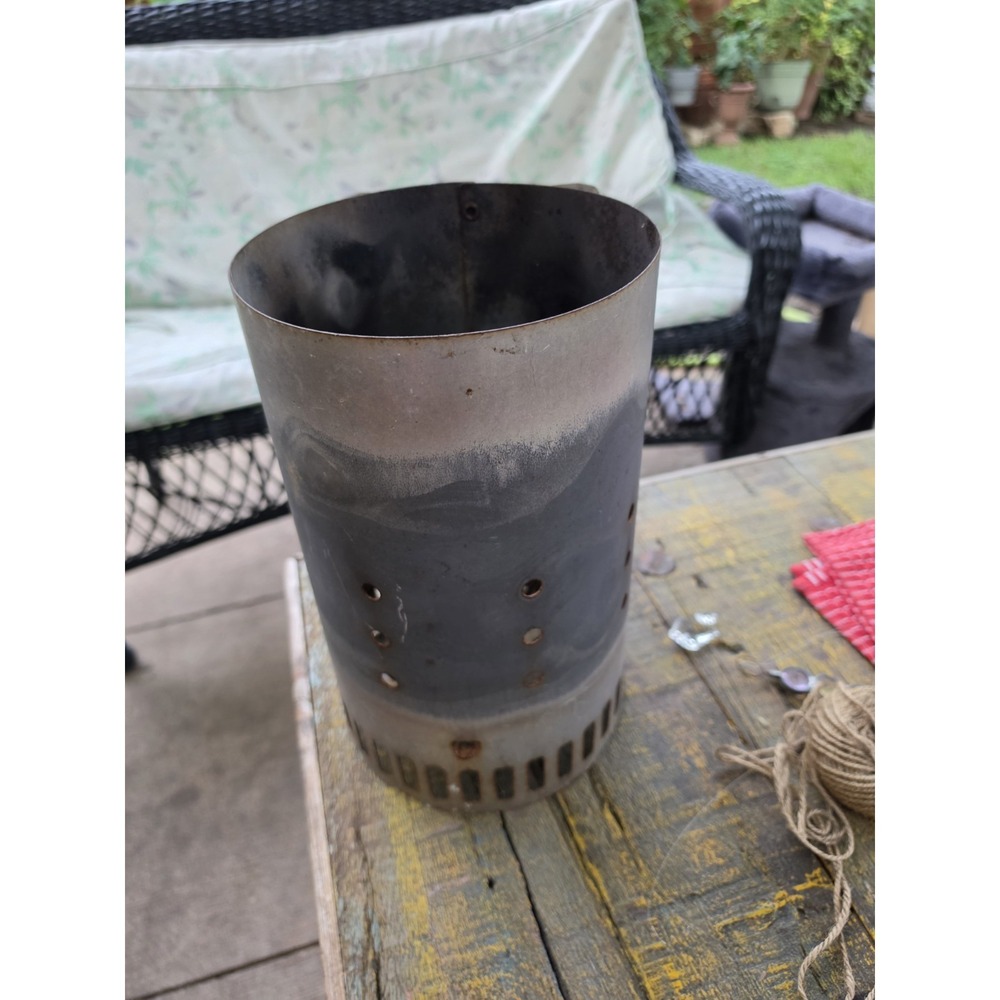 Weber Rapidfire Chimney Starter for Fast Charcoal Lighting BBQ Grill Tool
